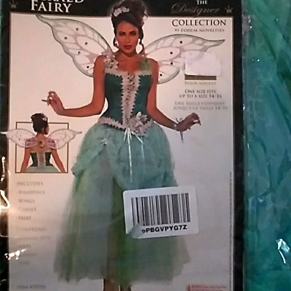 Emerald fairy costume